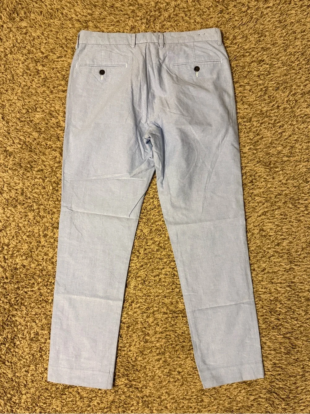 J. Crew Men’s Bowery Light Blue Chambray Chinos